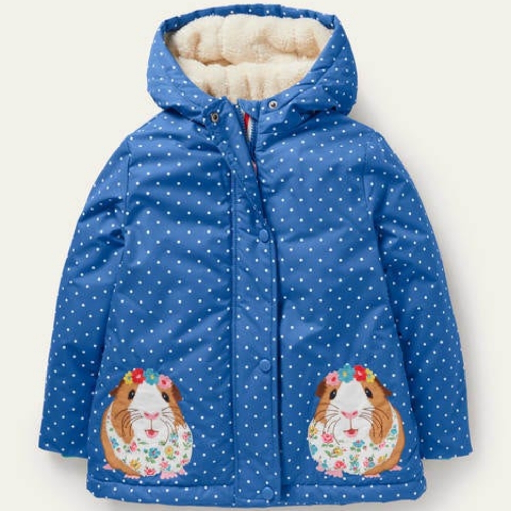 Mini Boden guinea pig coat jacket girls size 7-8